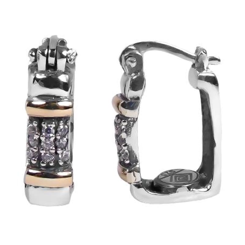 Aros Oro y Plata cuadrado colombiano - Metalli - Default Title - Perfumisimo